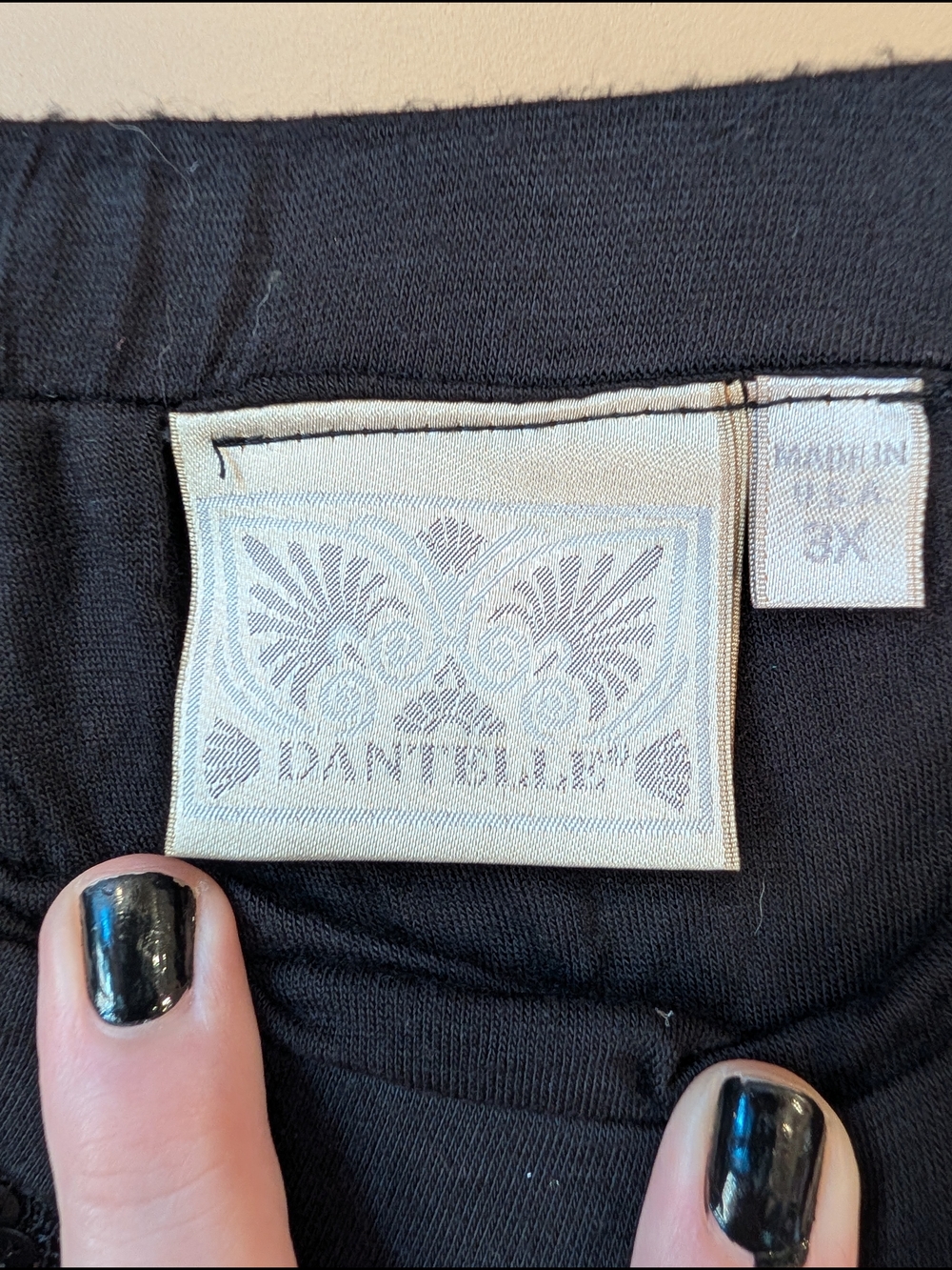 Dantelle Black Sequin Skater Skirt - Picture 5 of 7